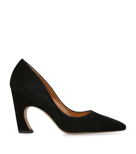 chloe black pumps|chloe leather pump.